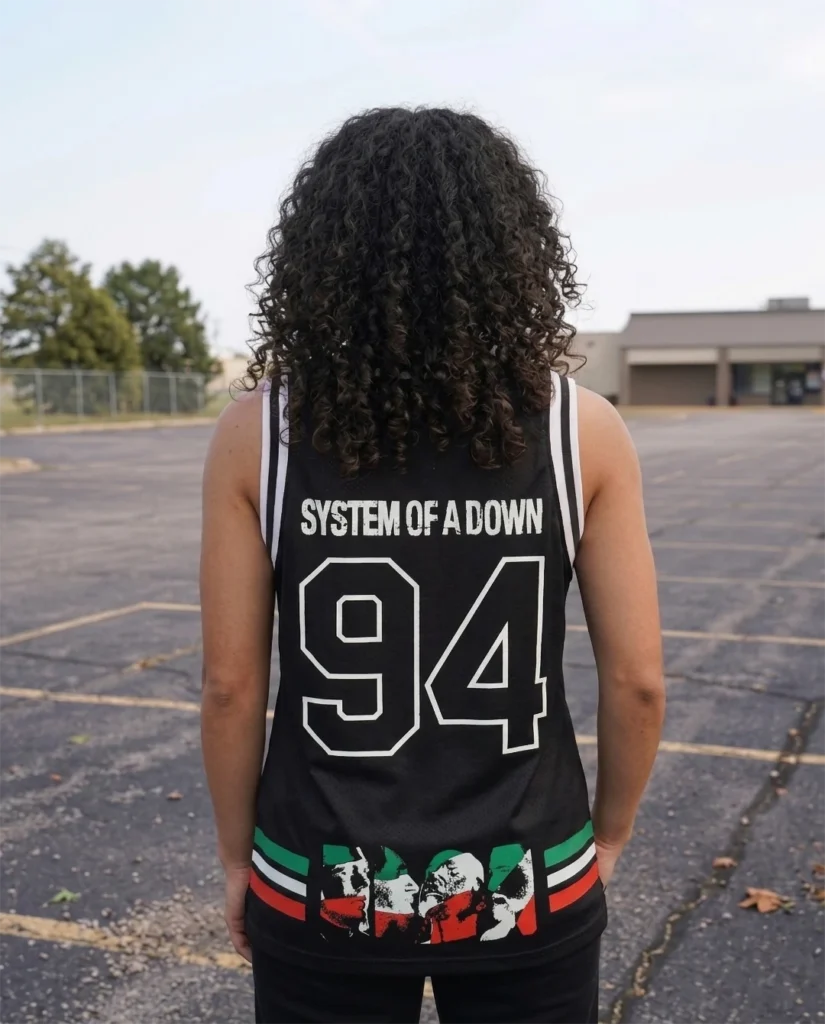Jersey Basketball Systema of a Down Mexa