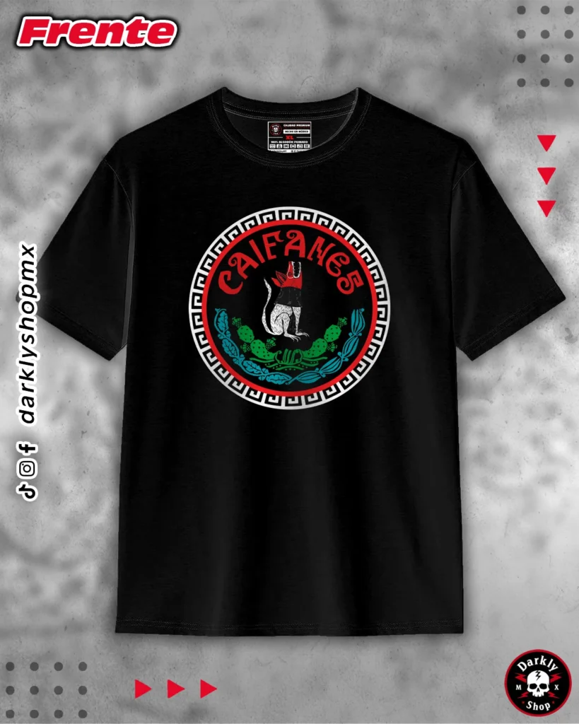 Playera Caifanes Escudo