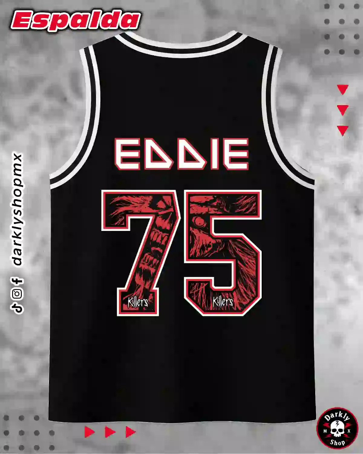 Jersey Basketball Iron Maiden: imagen 3