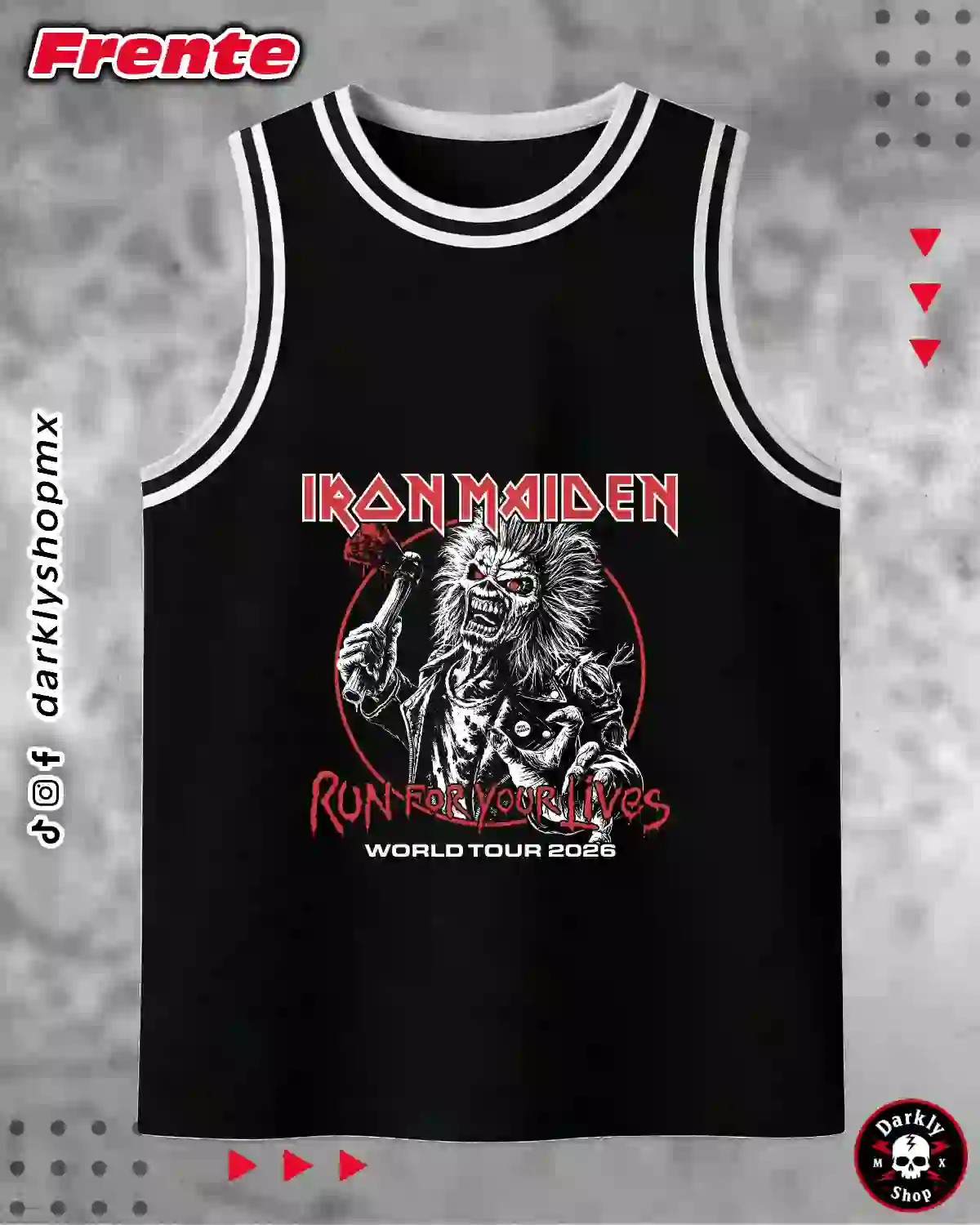Jersey Basketball Iron Maiden: imagen 2