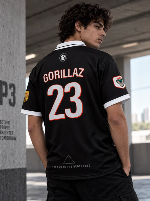 Jersey Retro Soccer Gorillaz: imagen 2