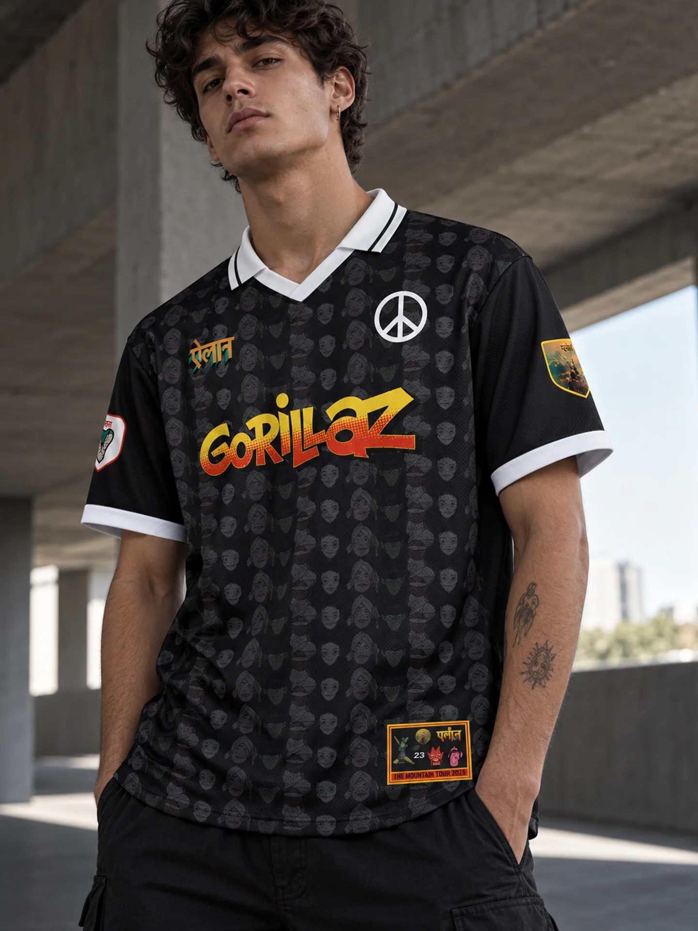 Jersey Retro Soccer Gorillaz: imagen 1