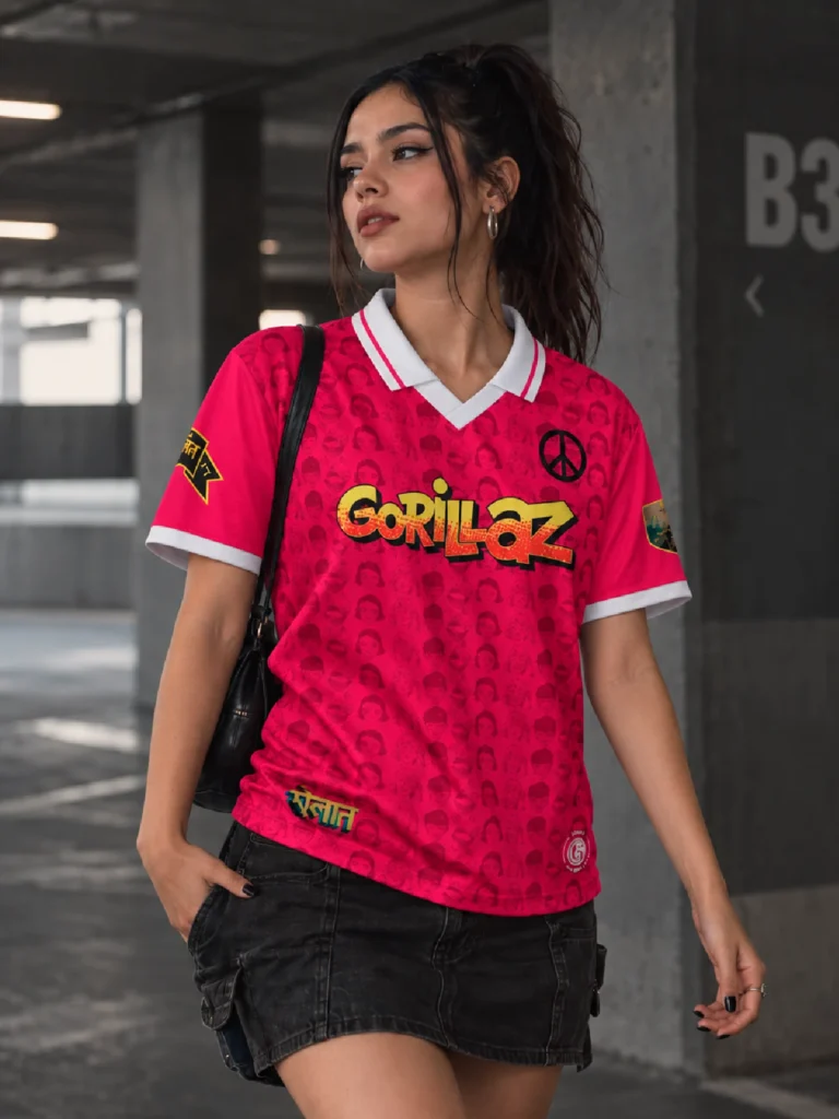 Jersey Retro Soccer Gorillaz