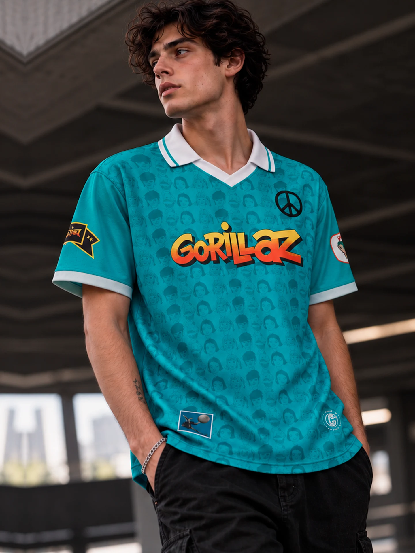 Jersey Retro Soccer Gorillaz: imagen 5